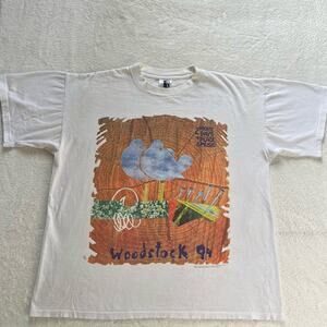 Woodstock 1994 Concert festival Band t-shirt GEM tag size XL single stitch